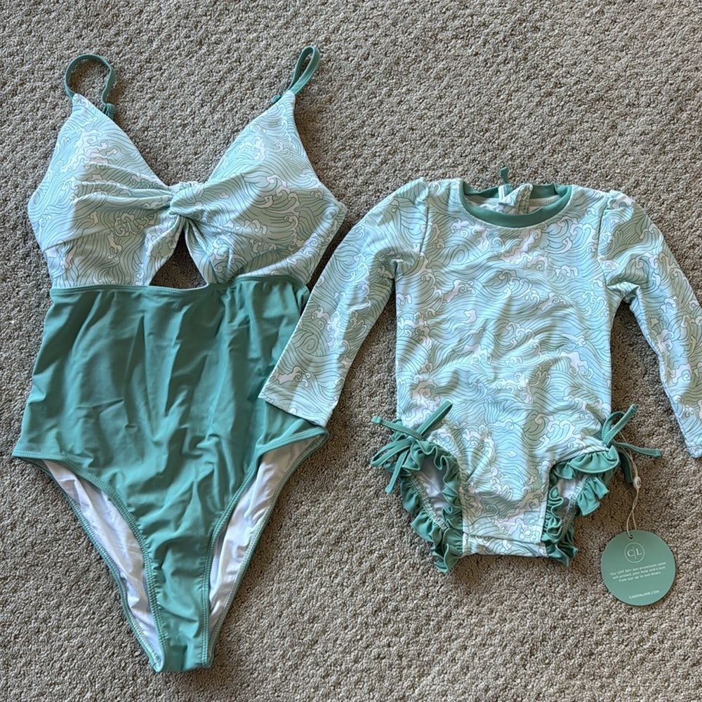 2x Caden Lane swim suits barely worn